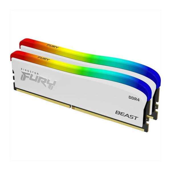 KF432C16BWAK2/16 8GBx2 3200MT/s DDR4 CL16 DIMM FURY Beast White RGB SE [デスクトップ用メモリ] 7,890円