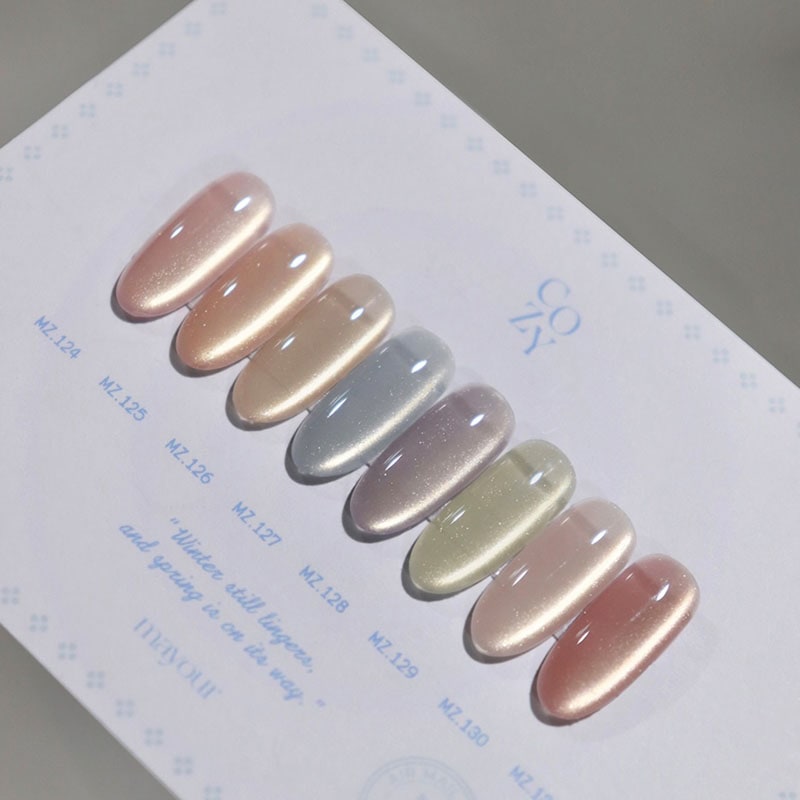 [mayour] 【COZY】 8色 セット / パステルシャンパンゴールド／マグネットジェル