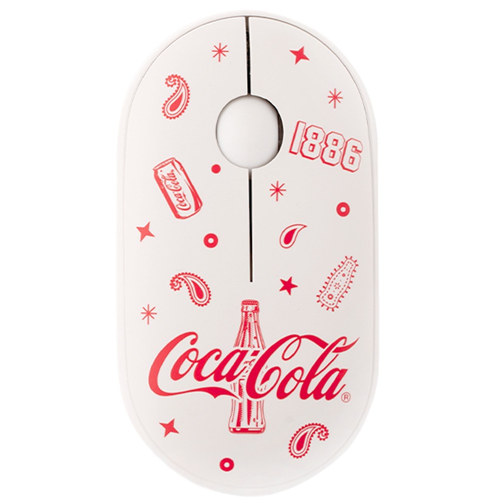 コカコーラマルチペアリングトライモード無騒音Bluetoothワイヤレスマウスホワイト