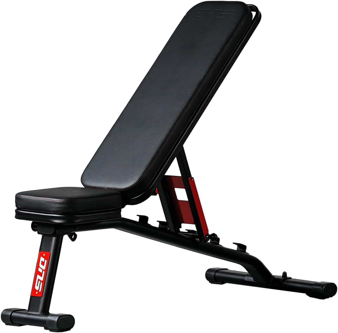 [リーディングエッジ] トレーニングベンチ マルチポジションベンチ 耐荷重300kg 高重量 角度調整 折り畳み式 シート補強フレーム 簡単組み立て 筋トレ トレーニング ベンチプレス