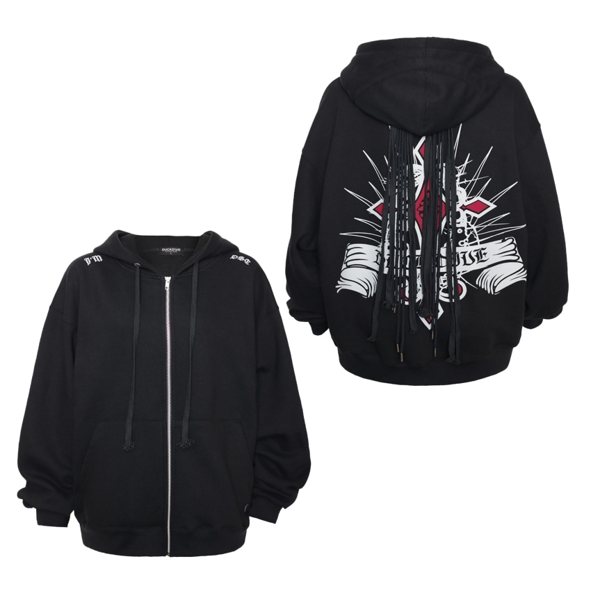 Team I AM X Backstring Cross Hoodie Zip Up