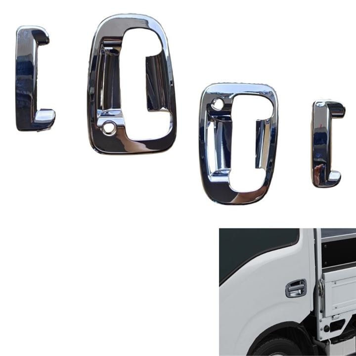 いすゞ 23エルフ 7代目 R5.3~メッキドアハンドルカバー 左右セット トラック用品 外装 GZ(メッキ) 6,783円