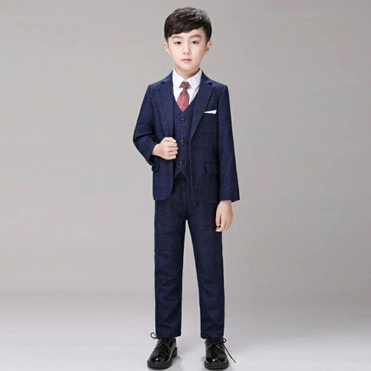 スーツ スーツ ネクタイ付き フォーマル スーツ 子供スーツ 小学 男の子 卒業式 フォーマルスーツ スーツ キッズ 大きめ 幼稚園 スーツセット 大きいサイズ 5点セット ゆったり おしゃれ 子供服
