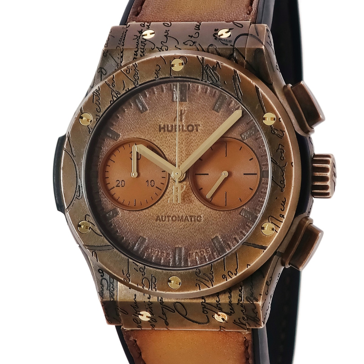 クラシック フュージョン クロノ ベルルッティ 521.BZ.05IG.VR.BER19 自動巻き メンズ コールドゴールド 限定 3年保証