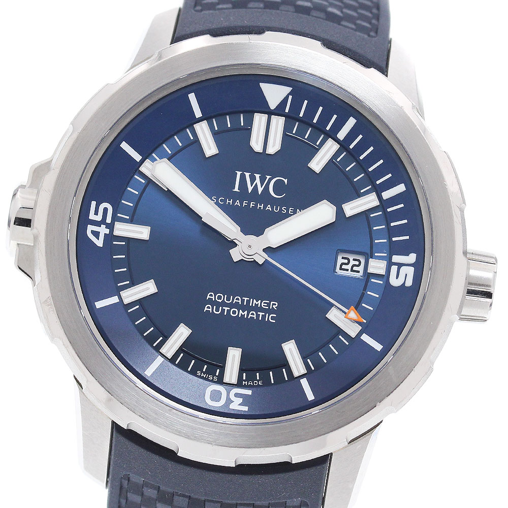 IWC IWC SCHAFFHAUSEN IW328801 アクアタイマー デイト 自動巻き メンズ 箱・保証書付き_869650【中古】