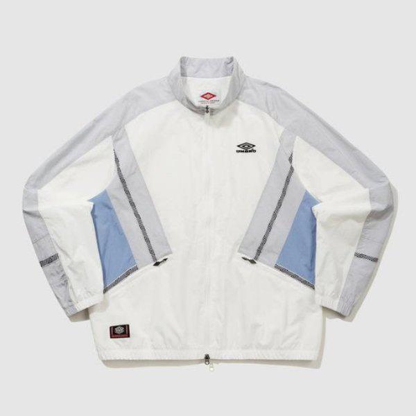 M ウインドブレーカー LQC UQ121CJK23-SCW HBL ノッティンガム スタンネック ウォームアップ ウインドブレーカージャケット スイートコーン