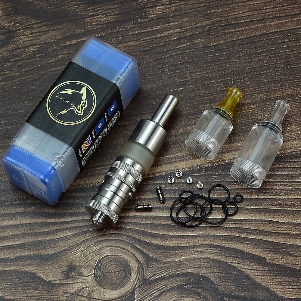 1コイルvapefvデュアルミニ17mm rta,アトマイザー3ml 316ss,タンクVayfun x22mm