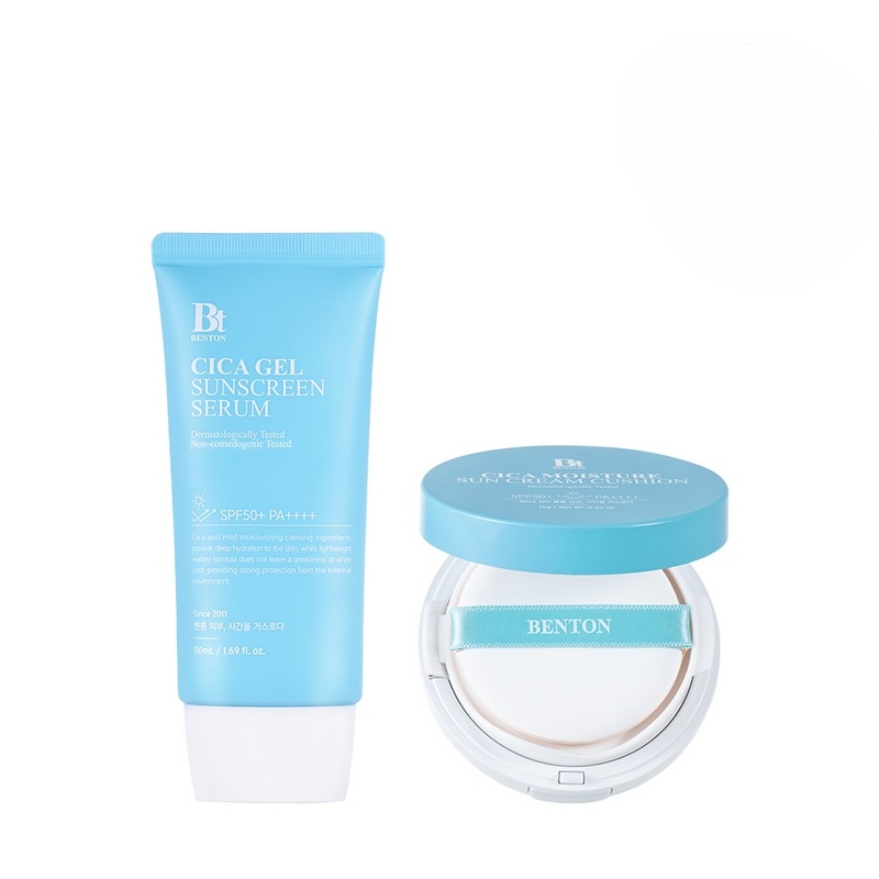 シカ水分サンクッション+シカ水分サンセラムSPF50+ PA++++