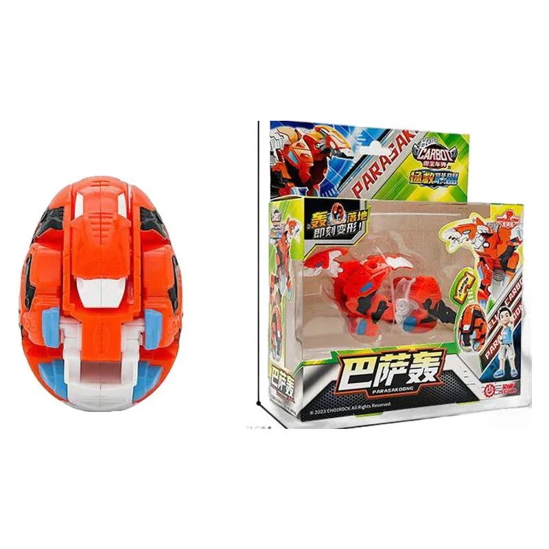 卵神が転んで変形恐竜の卵の男の子のおもちゃの贈り物バサドン