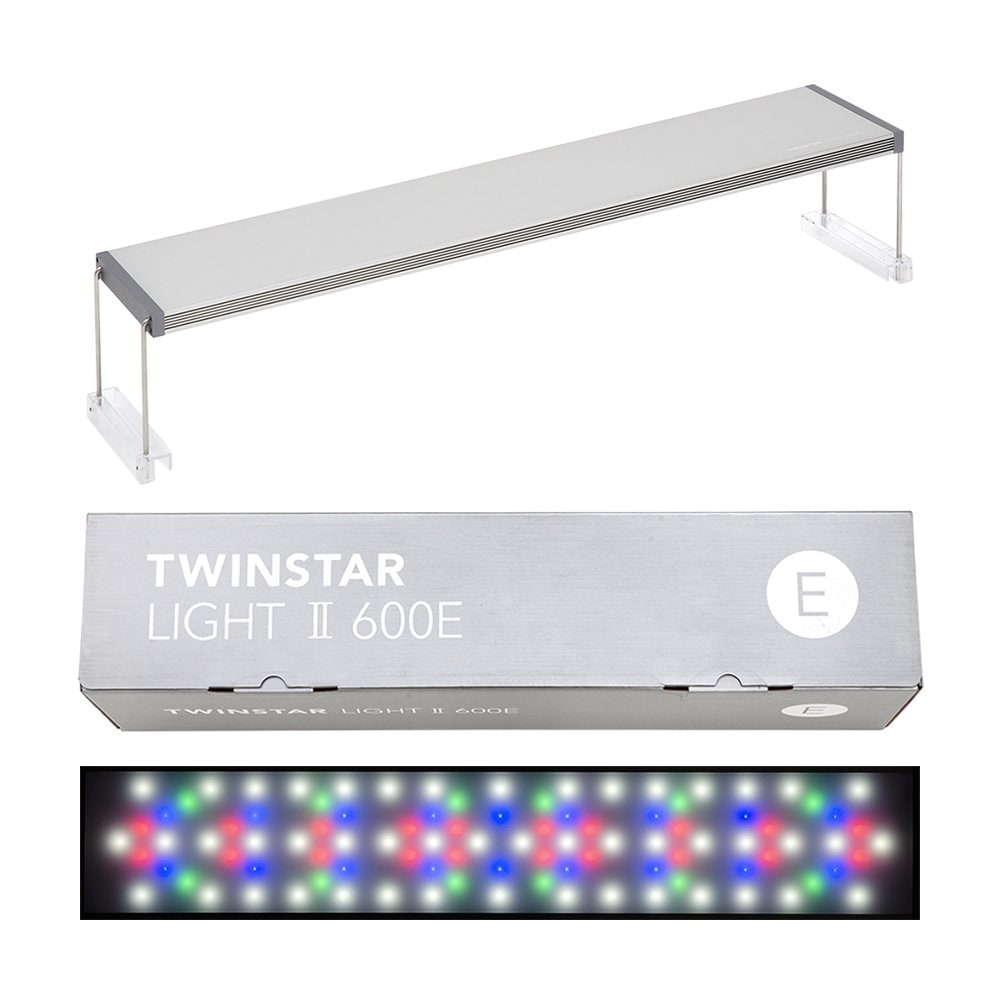 ツインスター　ＬＥＤ　６００ＥＡ　アジャスタースタンド　フルスペクトル　赤系水草　６０ｃｍ水槽　ライト　アクアリウム　照明　ＣＲＣ10―15―10―40―10