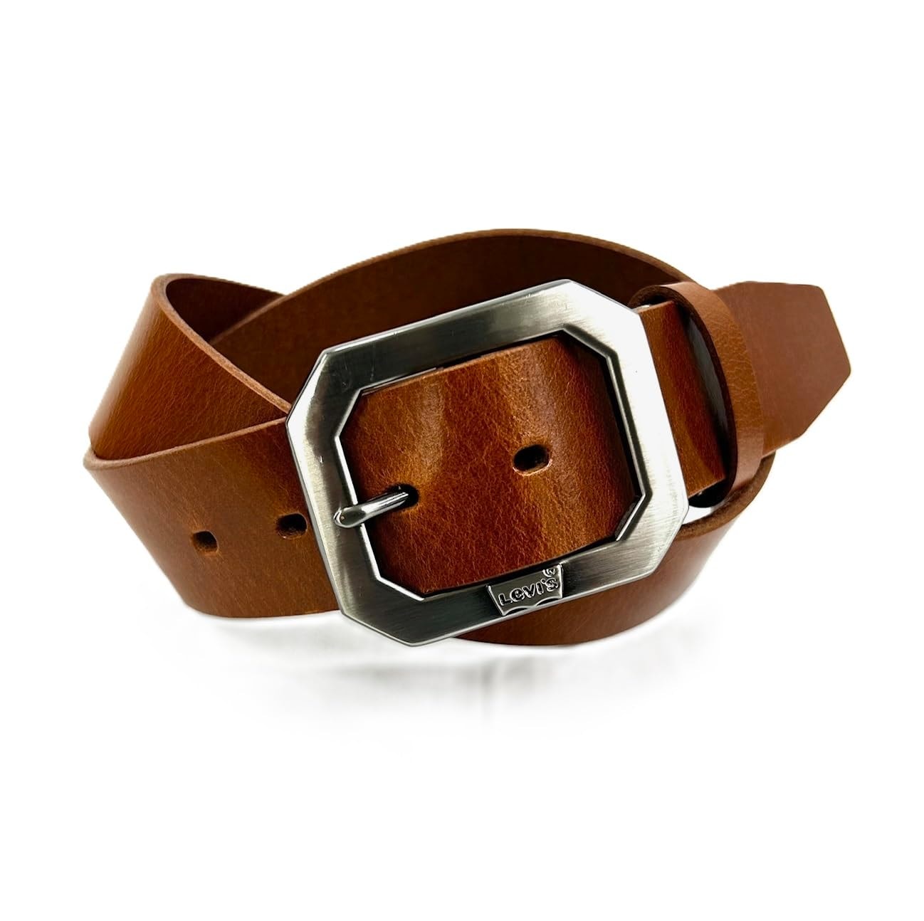 [HANG OVER] 40mm リーバイスベルト 牛革 カジュアルベルト スクエア バックル 5,210円
