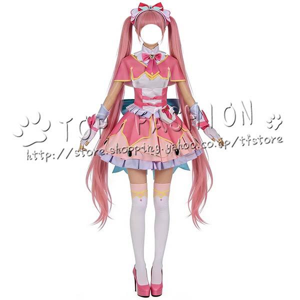 名探偵プリキュア 小林 みくる コスプレ衣裝 ウィッ グ 靴 変装 仮装 文化祭 クリスマス ハロウィン580