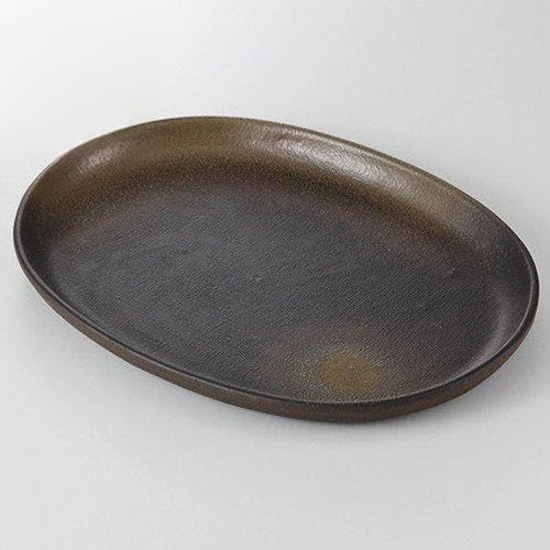 5個セット月光 １１.0小判皿 [ 34 x 25 x 2.5cm 1130g ] 【 盛込皿 】 【 料亭 旅館 和食器 飲食店 業務用 】