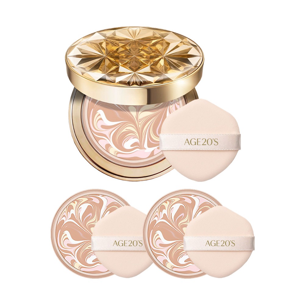 エイジ20s エッセンス カバー ファクト ロイヤルゴールド 本品1個+詰め替え2個