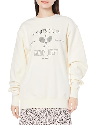 [リリーブラウン] MARY QUANT ルーズスウェット LWCT241121 レディース WHT