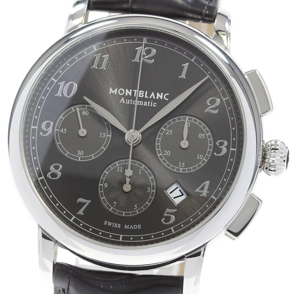 モンブラン MONTBLANC MB118515 スター レガシー デイト クロノグラフ 自動巻き メンズ 極美品 箱・保証書付き_861332【中古】