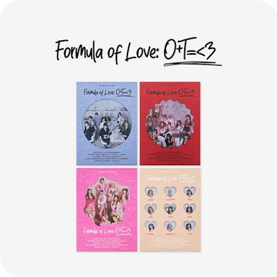 TWICE CD Formula of Love 4形態セット 新品未開封 商品詳細ページ | ONCE JAPAN OFFICIAL SHOP | TWICE 3rd Full