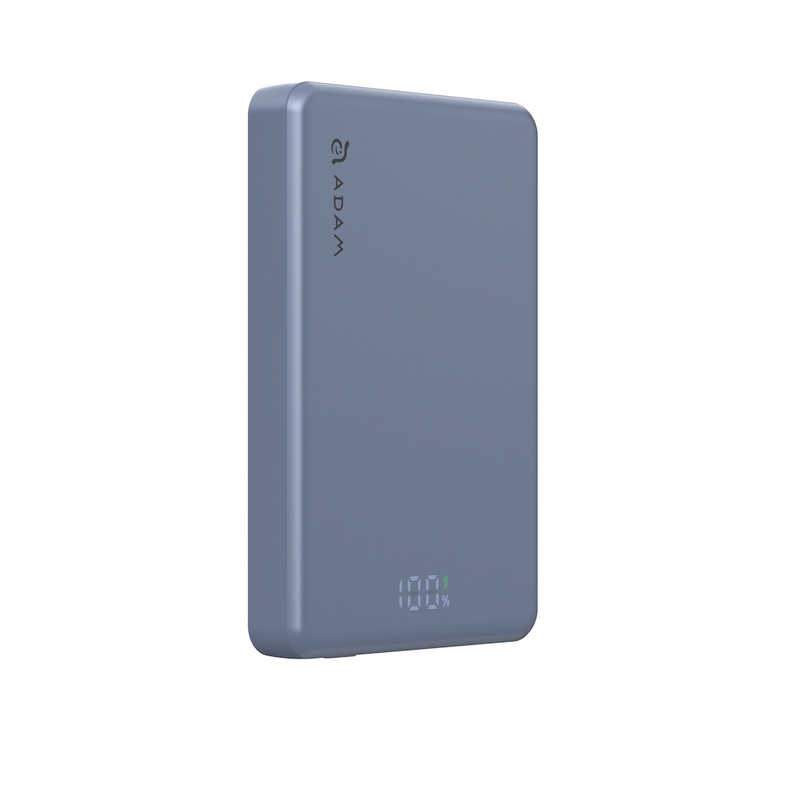 ADAMELEMENTS　超薄型マグネットワイヤレス充電モバイルバッテリー PD60W 10000mAh　APBADVTL10BL