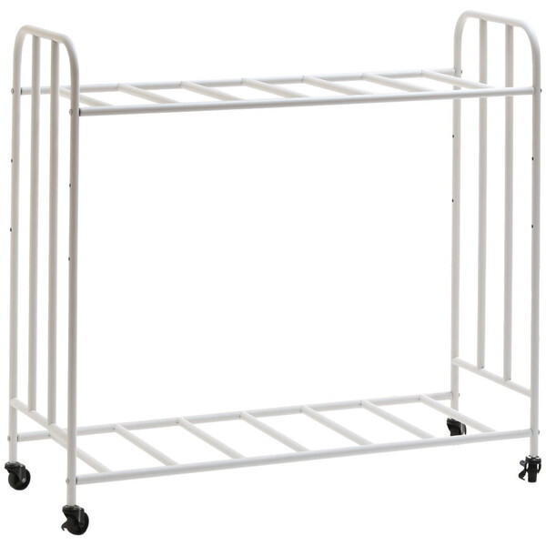 B.Bファニシング ONRC0228KIWHT ホワイト 2段Futonラック メーカー直送