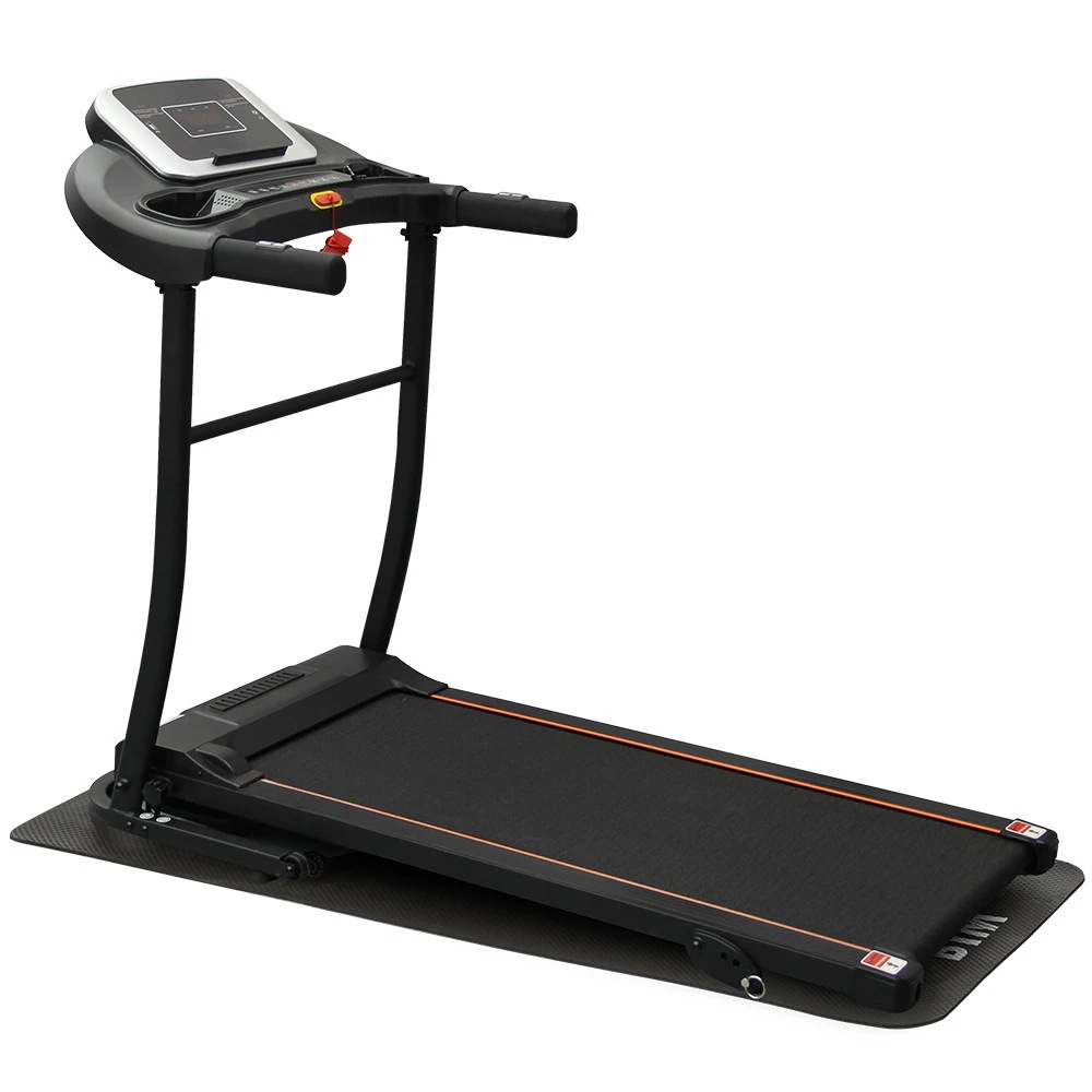 【国内発送 無-送料】52ランニングマシン 電動ランニングマシン ルームランナー MAX12km/h マット付き フィットネスマシーン ダイエット器具 キャスター付き 心拍数計測機能付き