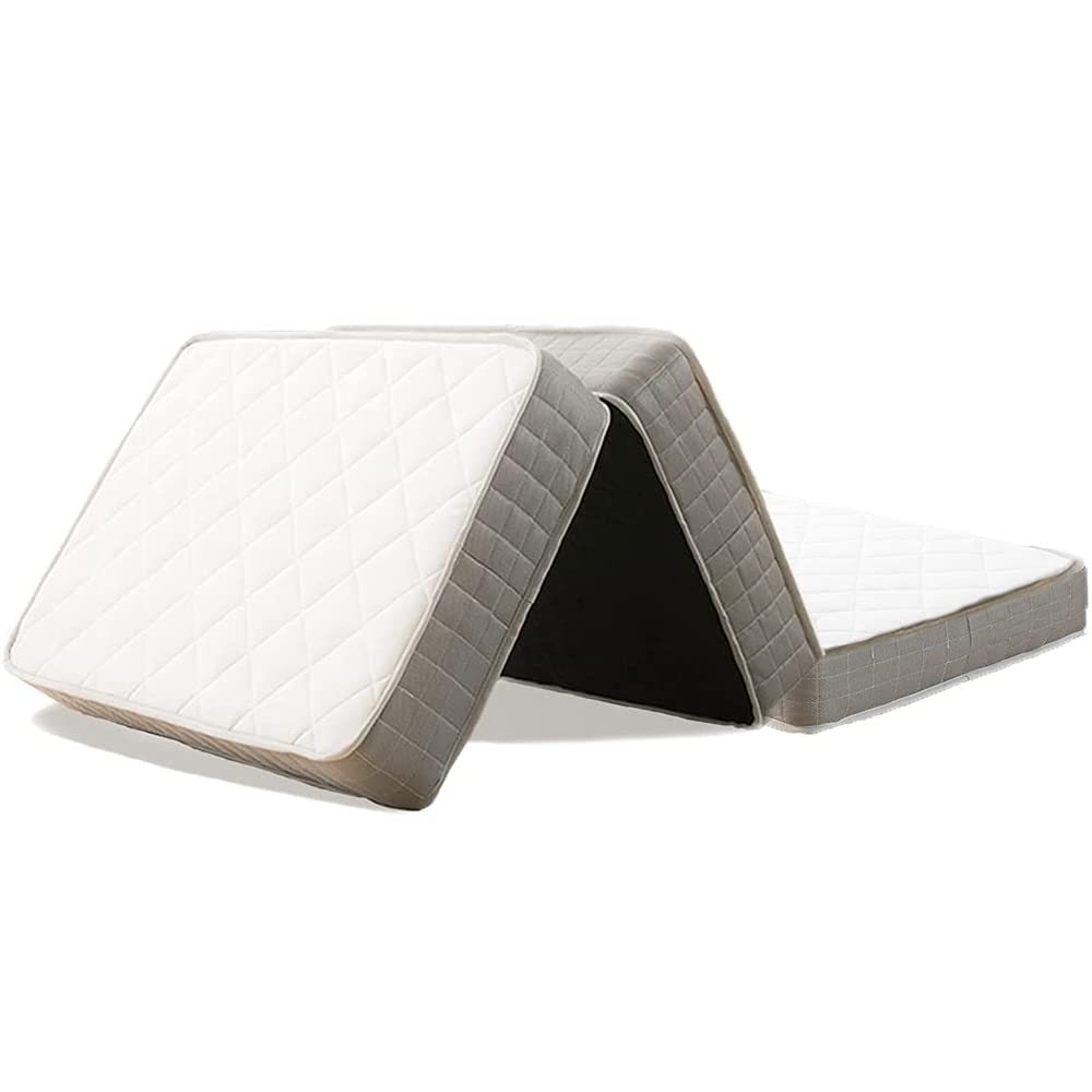 マットレス ポケットコイル 三つ折り 高通気性 収納できる 体圧分散 シングル TCM9-S ホワイト