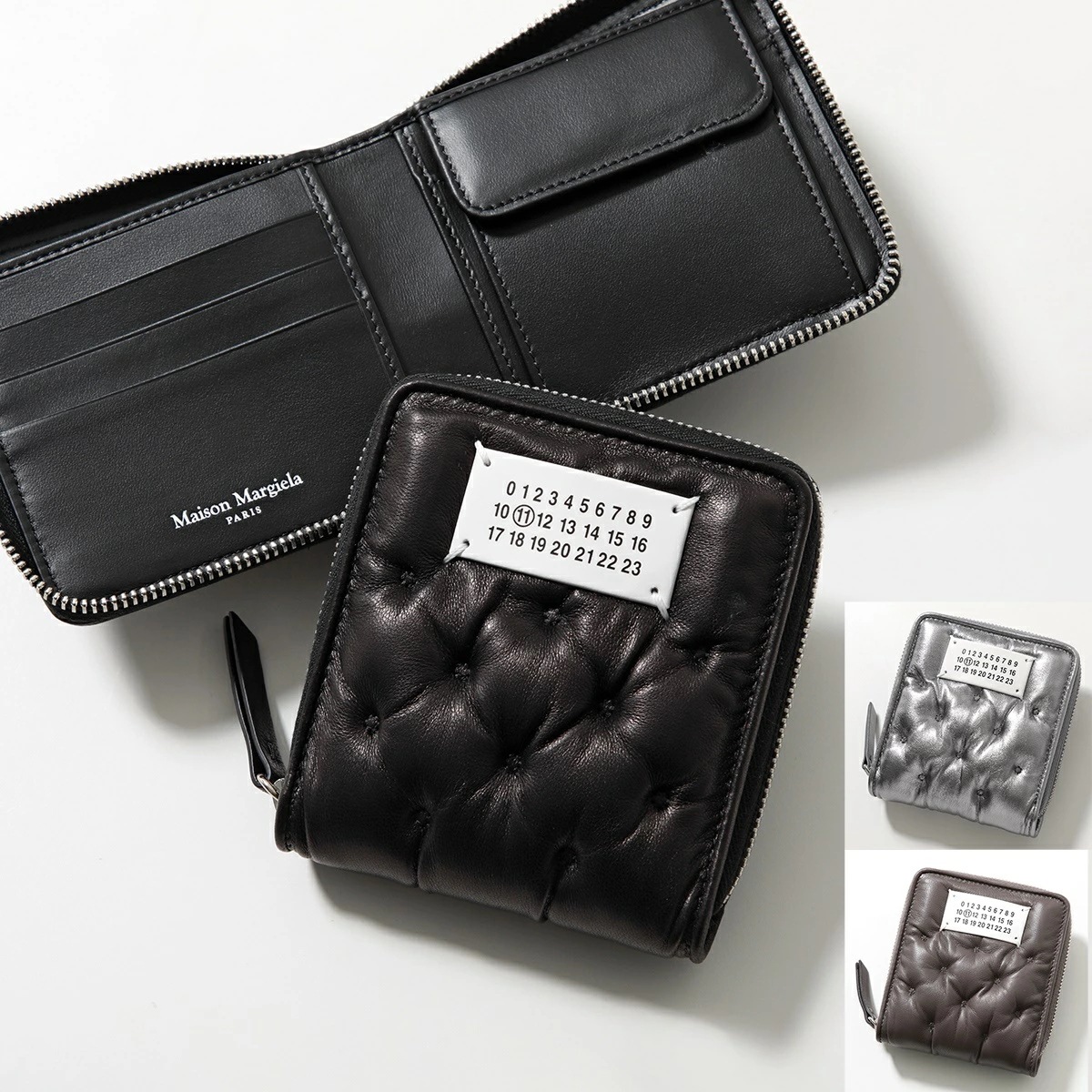 MAISON MARGIELA メゾンマルジェラ 11 ラウンドファスナー二つ折り財布 Glam Slam グラムスラム SA1UI0031 P6434 P6800 レディース ミニ財布 カラー3色