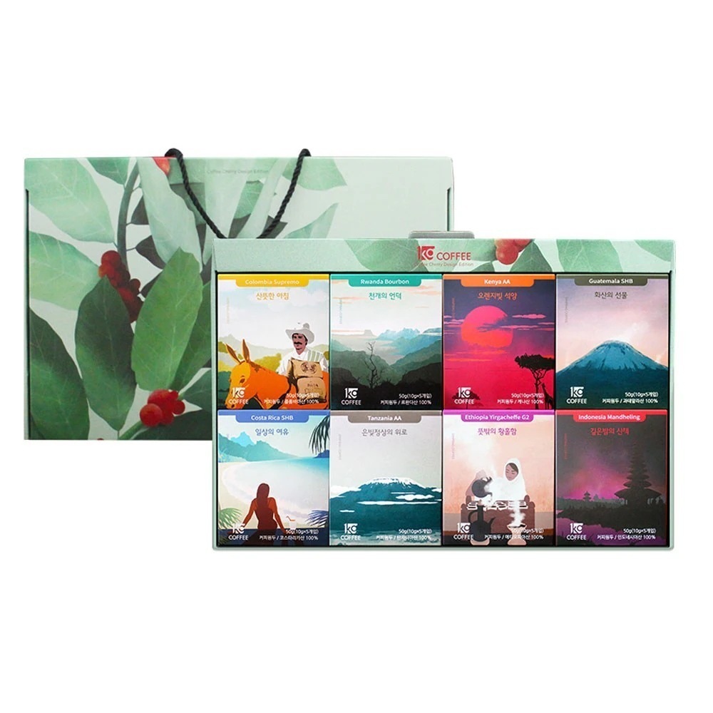 ドリップバッグ コーヒー 10g x 8種 x 5p 1セット