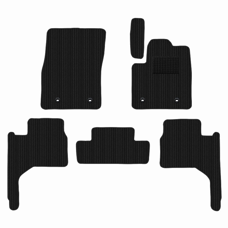 [優れた品質で安売りに挑戦]トヨタ 新型 ランドクルーザー 300系 5人乗り 7人乗り フロアマット [3色から選択]