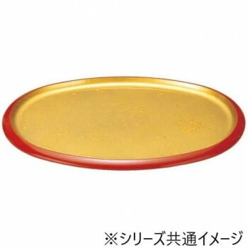 福井クラフト　尺7宴小判盛皿 金箔オトシ 55004570