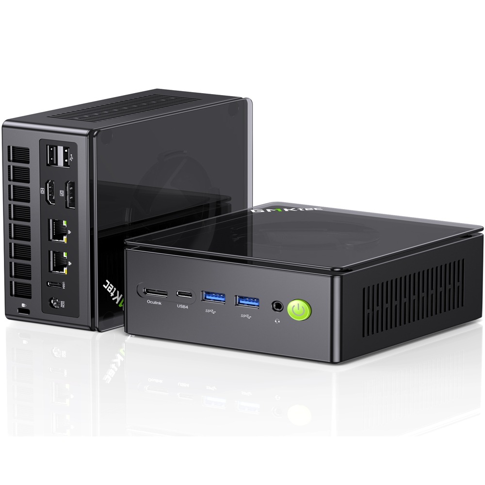 GMKtecジーエムケーテック 超小型 デスクトップパソコン NucBox K8 Plus(Windows 11 Pro/AMD Ryzen 7 8845HS/メモリ 32GB/SSD 1TB/VE