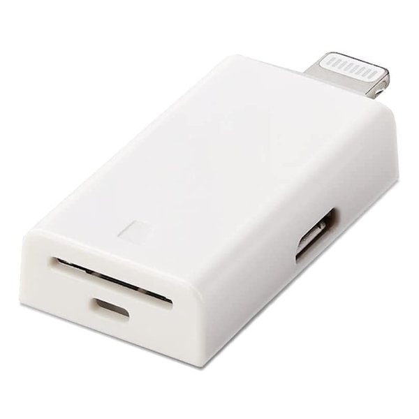 Lightningカードリーダー/microSD専用/USB ホワイト MR-LD102WH
