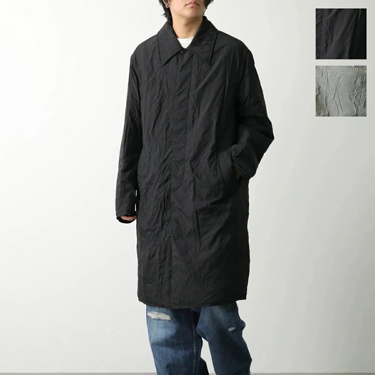 OUR LEGACY アワーレガシー ロングコート BLITHE COAT M4241BSB M4241BSO メンズ 中綿 シングルブレスト 軽量 撥水加工