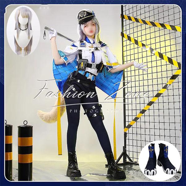 バーチャル VTuber にじさんじ 風 栞葉るり Shioriha Ruri コスプレ衣装 ウィッグ 靴 cosplay ハロウィン 演出服 変装