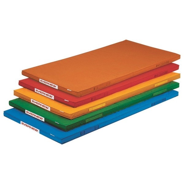 エバニュー EKM078 400 軽量カラーマット90×180×5 黄 【法人限定】 メーカー直送