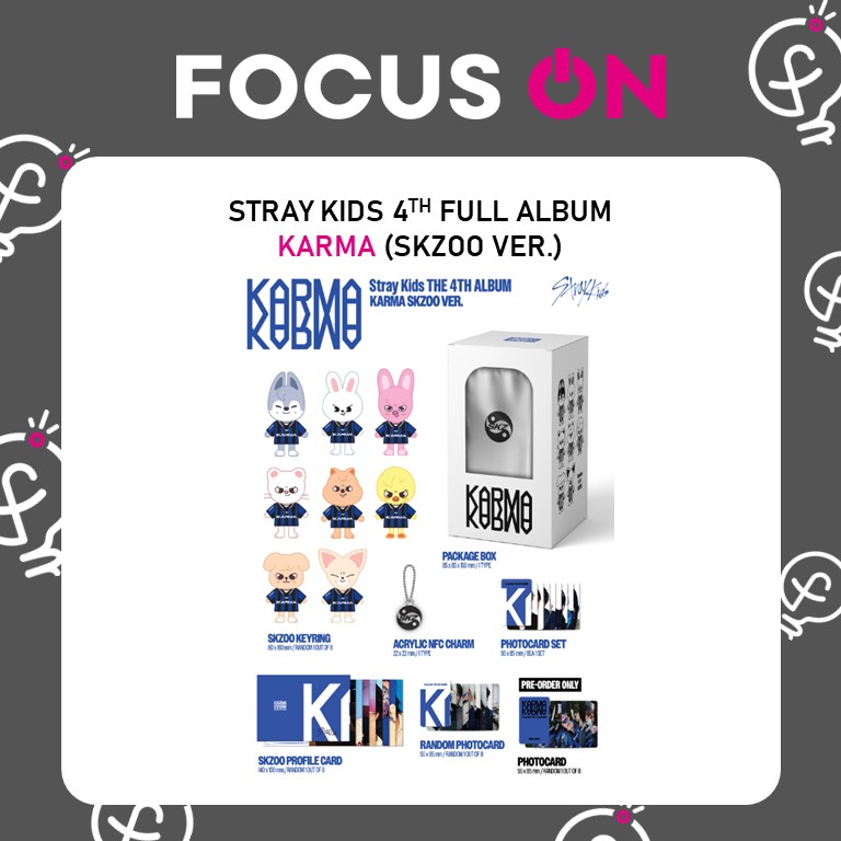 【メンバー選択】 STRAYKIDS KARMA SKZOO VER. アルバム