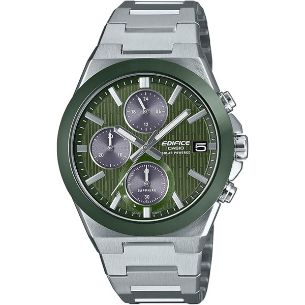 カシオ CASIO 腕時計 セラミックベゼル Solar Powered Chronograph EFS-S650YD-3AJF
