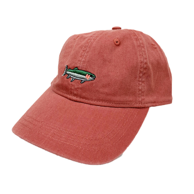 メンズ 帽子 ウォッシュド ベースボール キャップ ダスティレッド