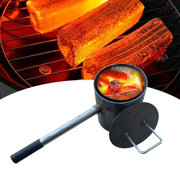 カーボンバレル消火器屋外バケット22 cm直径バーベキューポット火災バックパッキングビーチ用消火装置