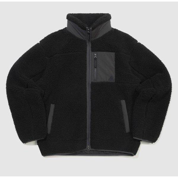 共用フリースルーズフィットジャケット B1 QQ423LJKO1 BLK DKK IVY