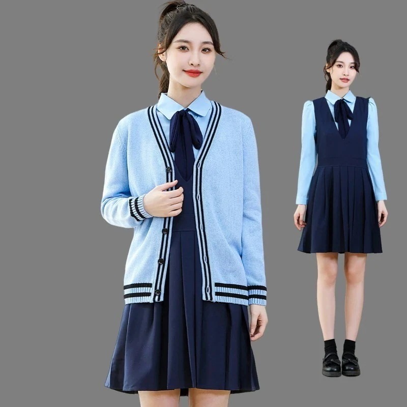 アウターテーラードジャケット学生服 スーツ 女の子 制服 セーラー服 春な クラス制服 高校生 4点セット 春 中学生 スーツ パフォーマンス卒業 卒業式 Jk制服