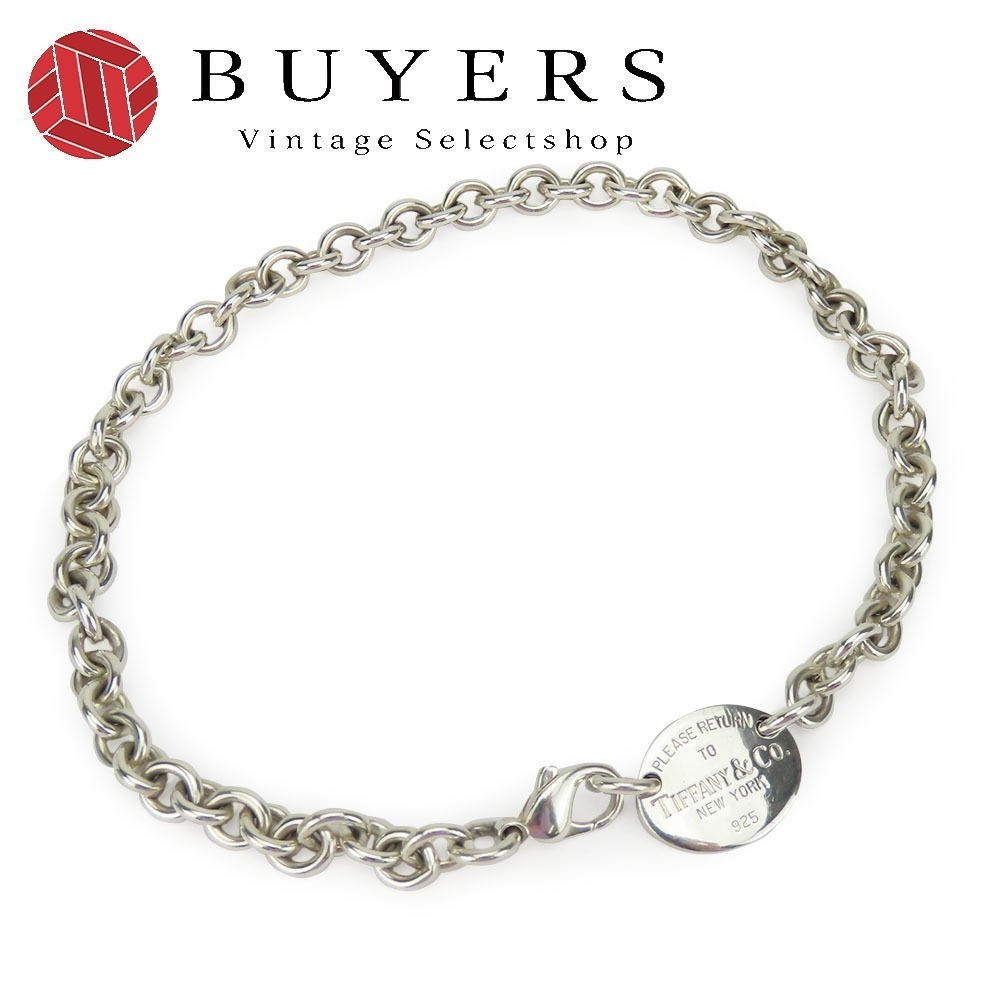 中古 チョーカー リターントゥ シルバー925 約52.5g シルバー オーバルタグ チェーン ネックレス アクセサリー レディース 女性