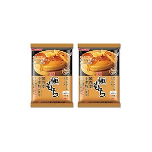 日清 ホットケーキミックス 極もち 国内麦小麦粉100%使用 540g2個