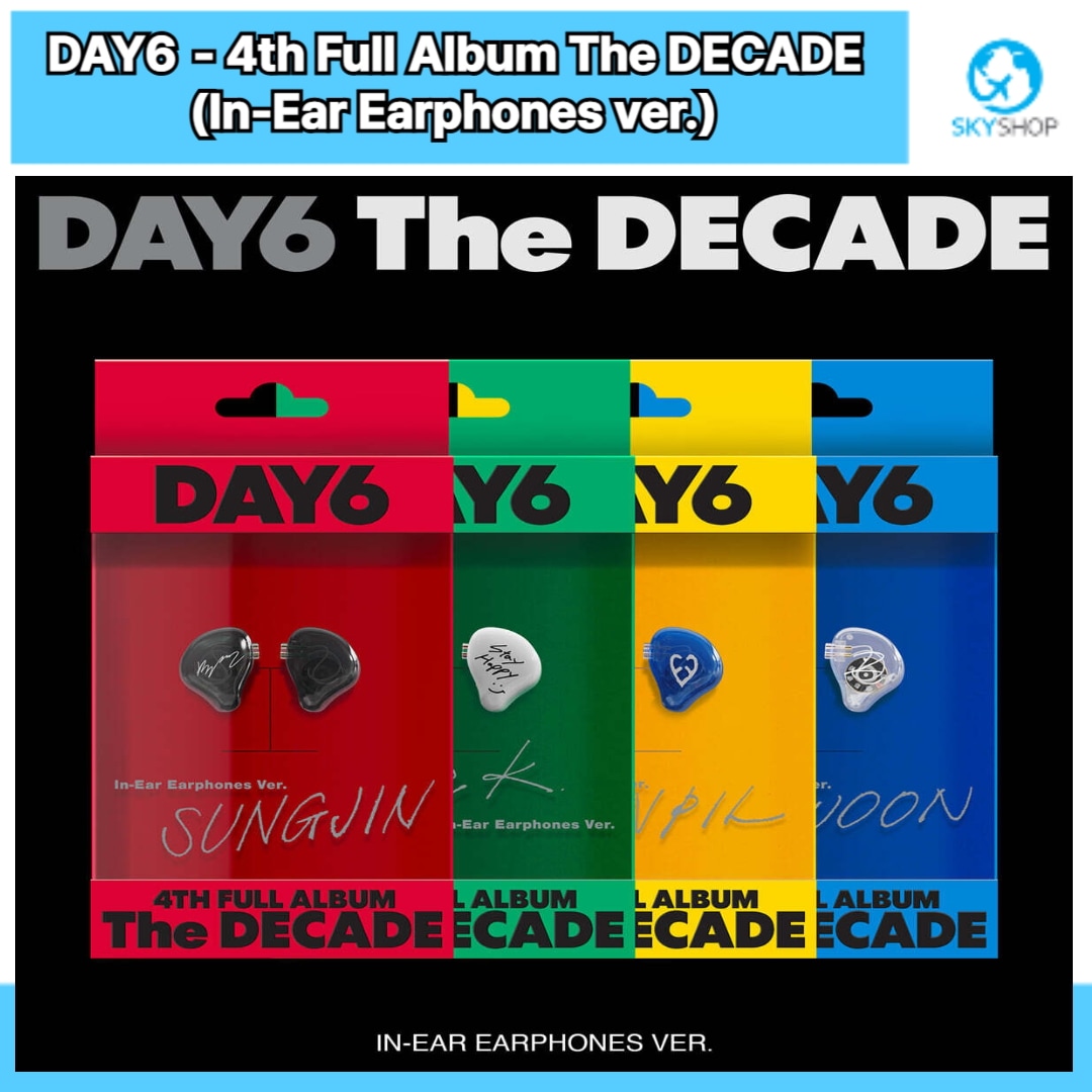 DAY6 - The DECADE [In-Ear Earphones ver] [4種の中から1種を選択]