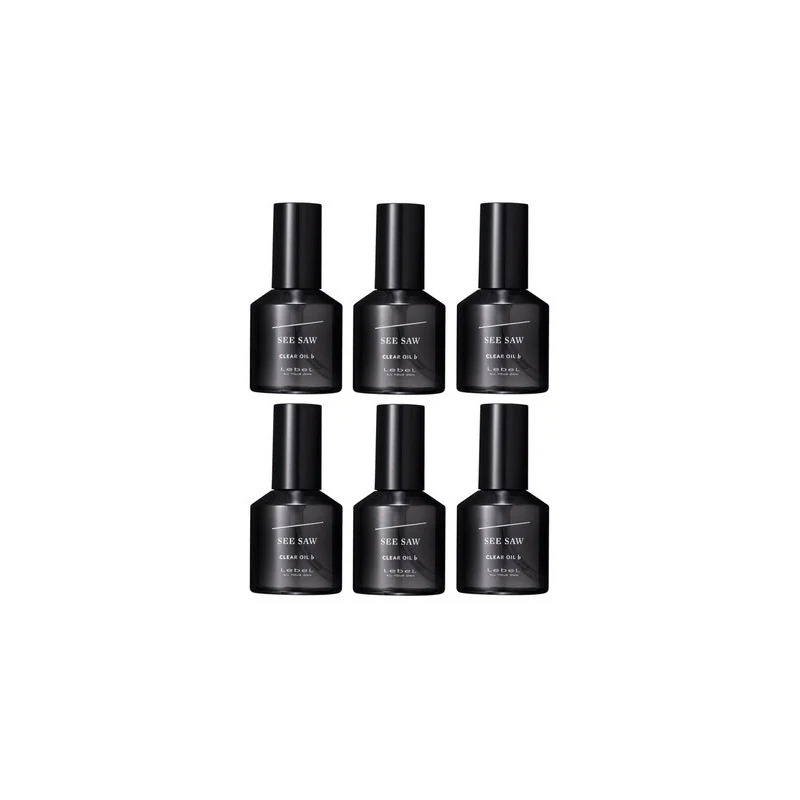 ルベル シーソー SEE/SAW クリアオイル フラット 80ml ×6セット