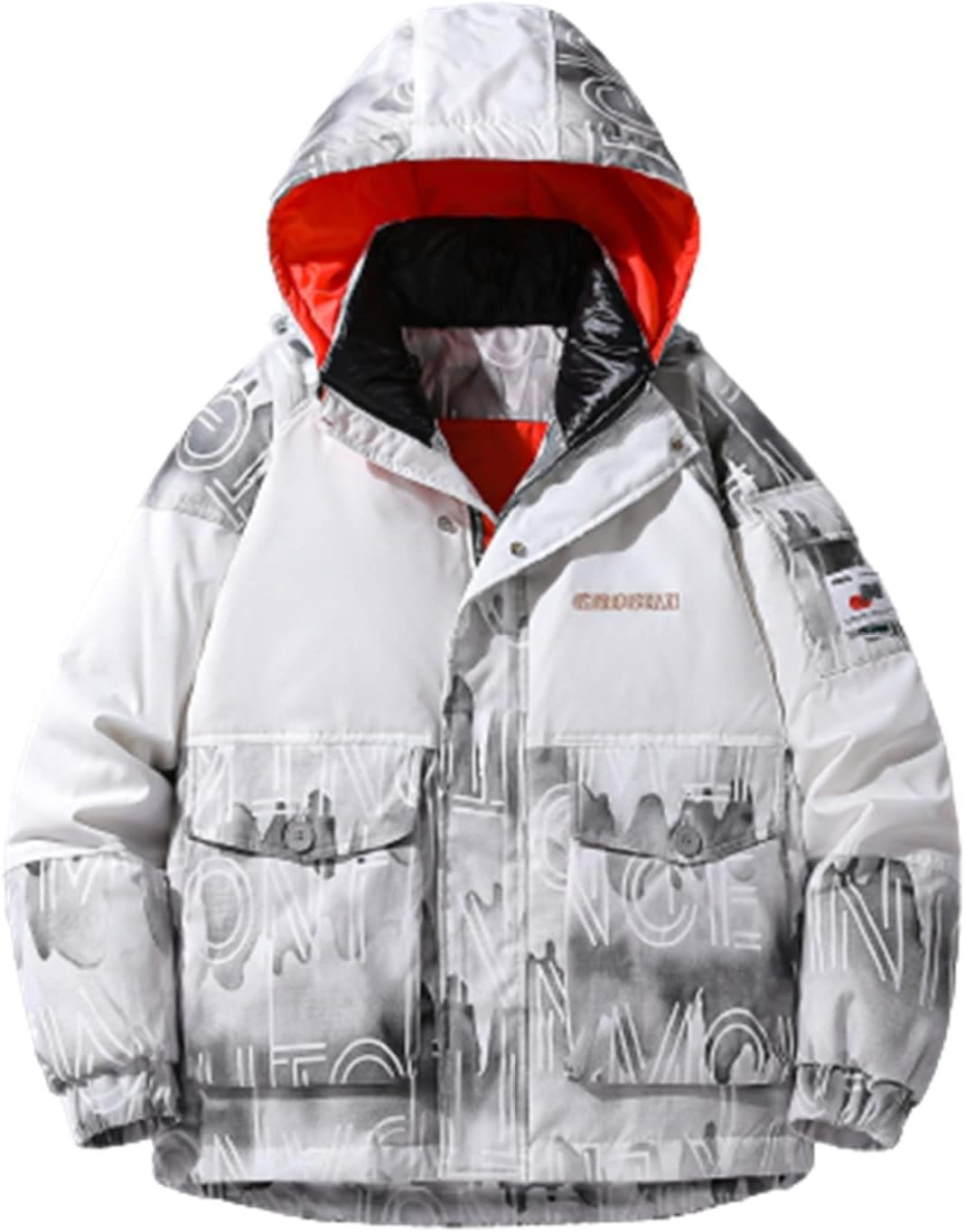 メンズ ダウンジャケット ワークウエア 作業着 カジュアル フード付き スタンドカラー 冬用 アウター ショート丈 ダウンコート ブルゾン ポケット カーゴジャケット アウトドア 普段着 通勤 通学