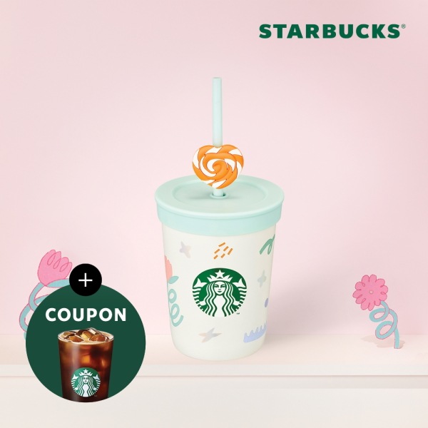 【Starbucks】 SS グッドフォーユー ロリポップ ハーヴェイ コールドカップ 355ml スタバ韓国 (贈呈品なくなり次第予告なしで贈呈終了)