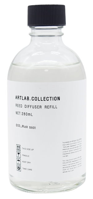 ART LAB.COLLECTION リードディフューザーレフィル Musk Savon