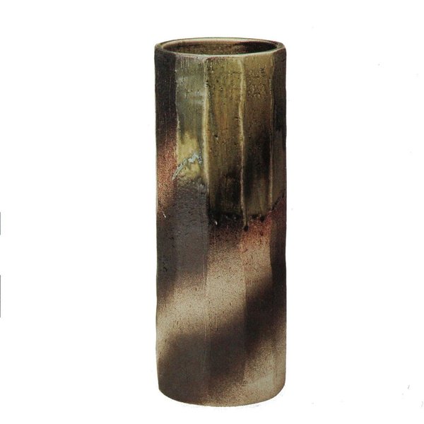 ビードロ面取傘立　（信楽焼き・陶器・傘立て・梅雨・雨・玄関・収納・B036-08）