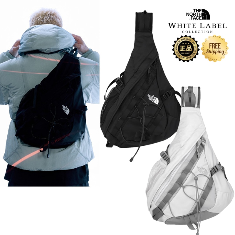 NN2PR58 WHITE LABEL ELECTRON SLING BAG 25FW 新作 韓国限定ライン ワンショルダー 軽量 デイリー タウンユース 秋冬 男女兼用 コーデ提案 パーカー ニット