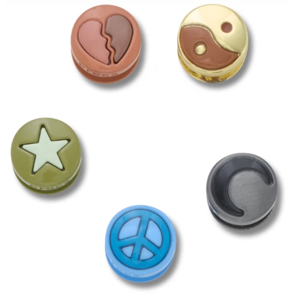 クロックス メタリックアイコン ジビッツ 5個セット